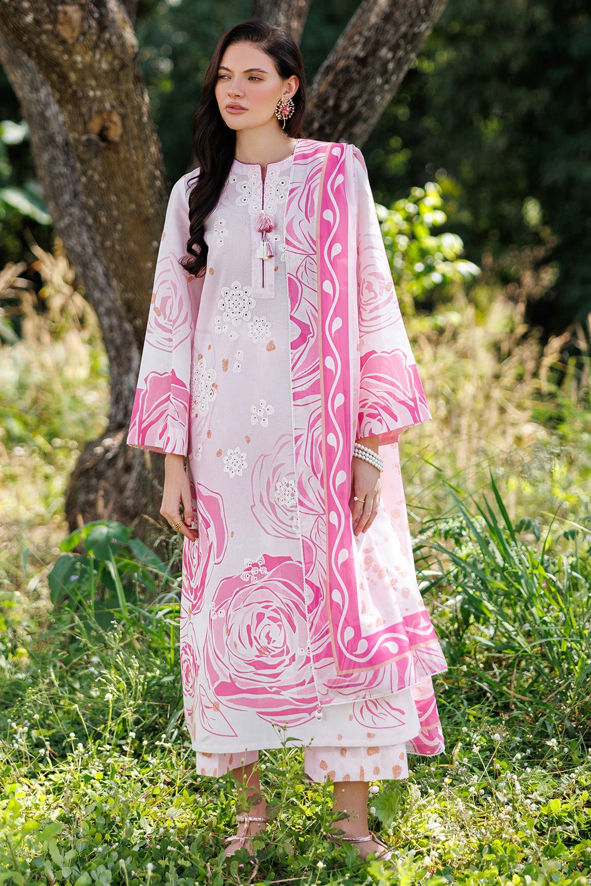 EMBROIDERED LAWN RTW-9296