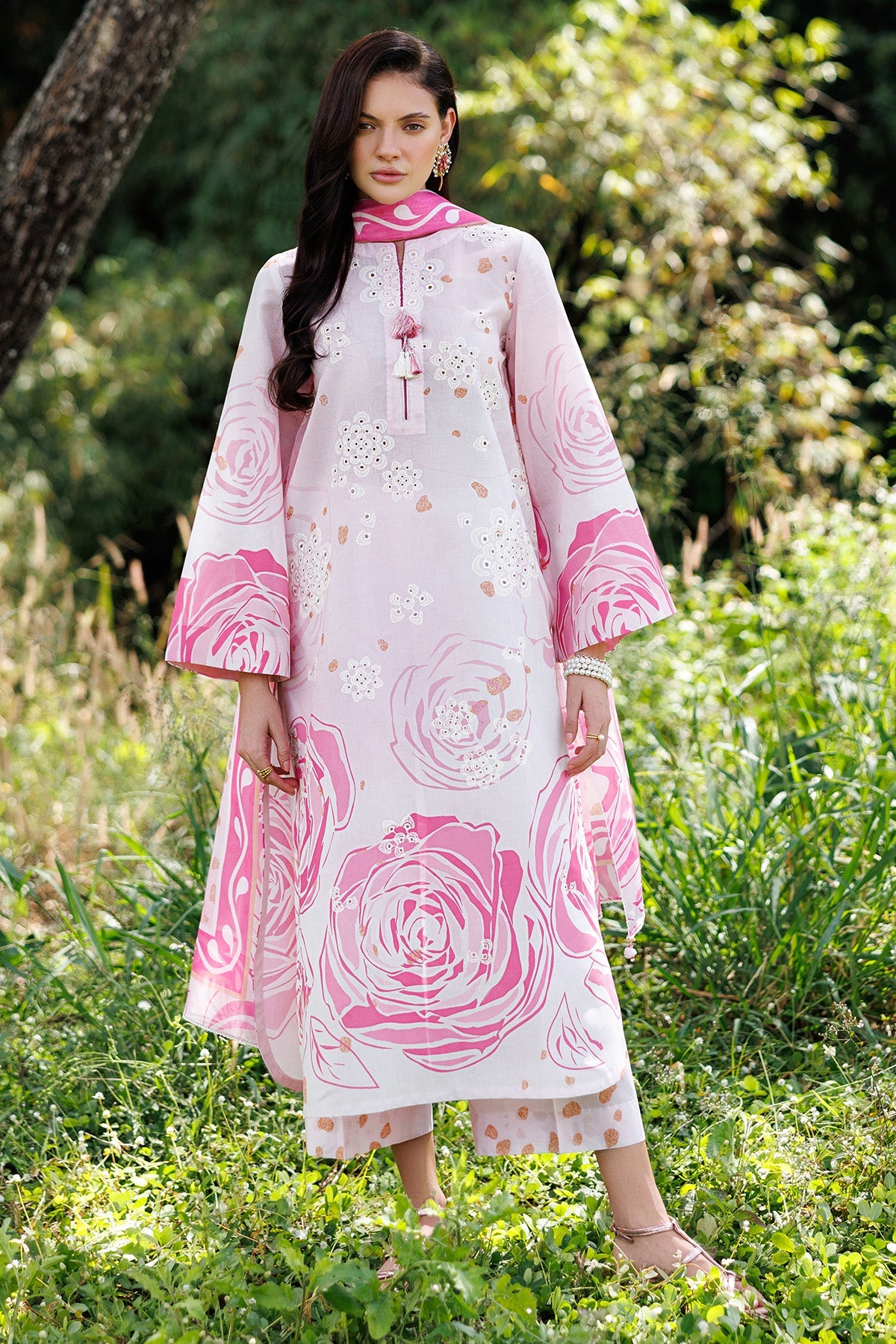 EMBROIDERED LAWN RTW-9296