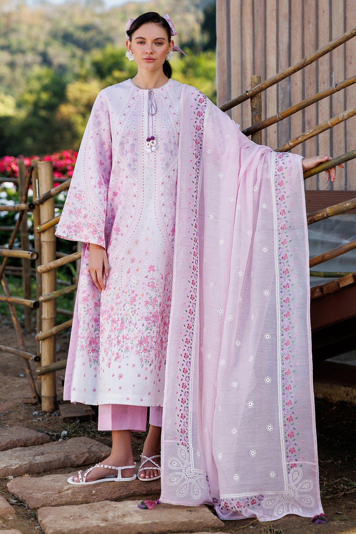 EMBROIDERED LAWN RTW-9304