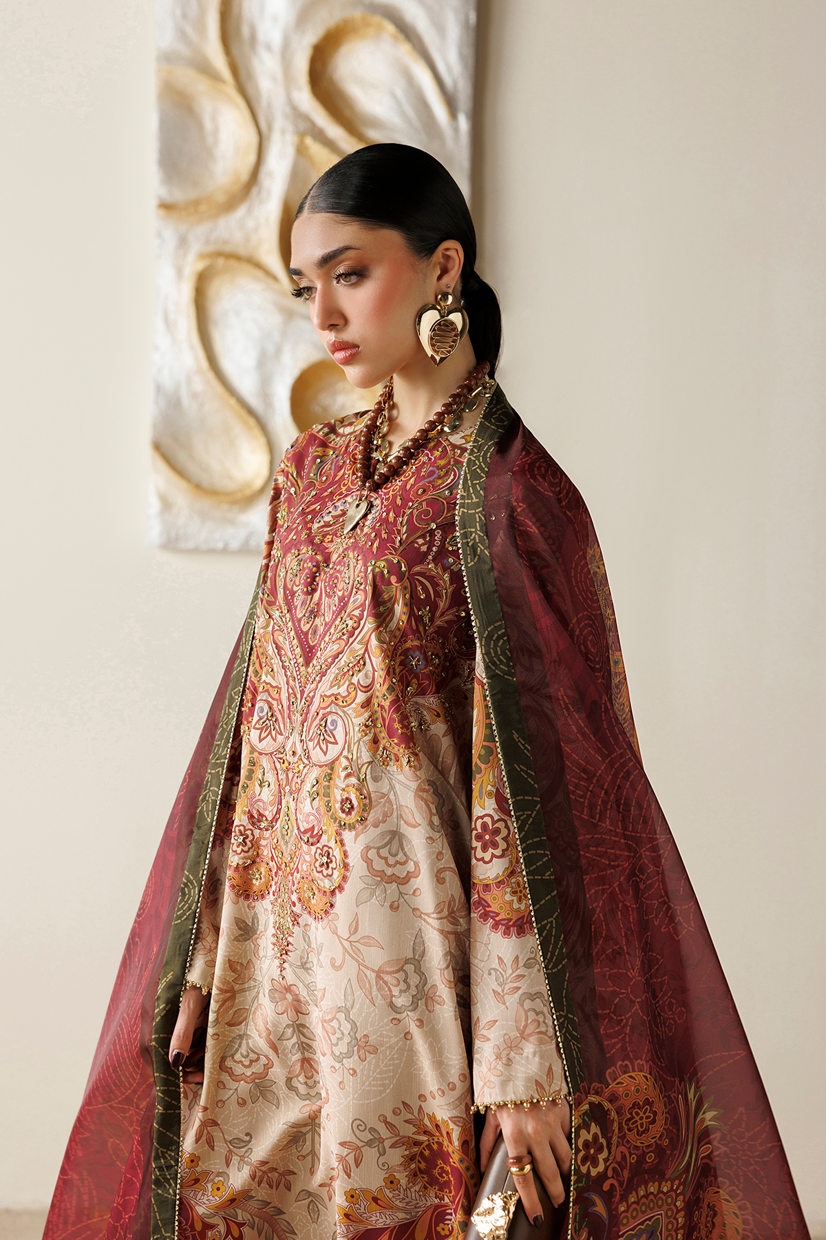 HANDWORK RAW SILK OR26-D08