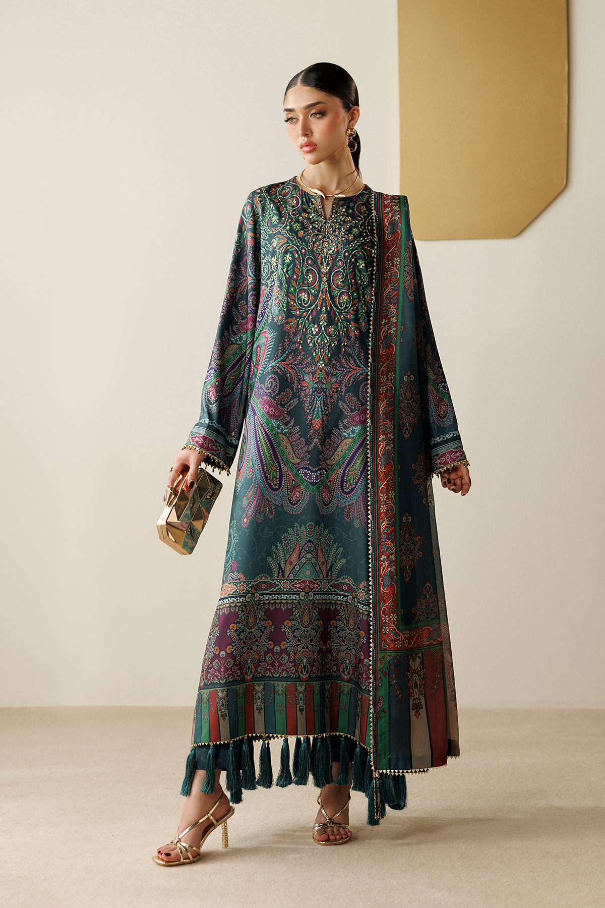 HANDWORK RAW SILK OR26-D07