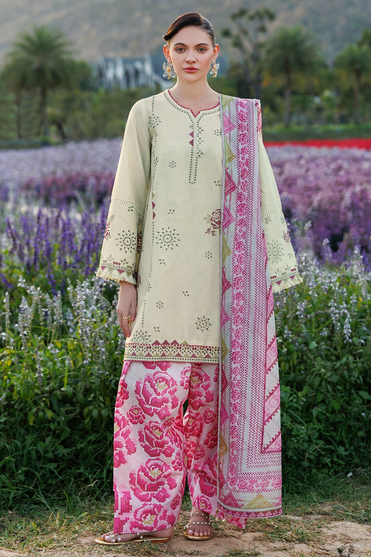 EMBROIDERED LAWN RTW-9289