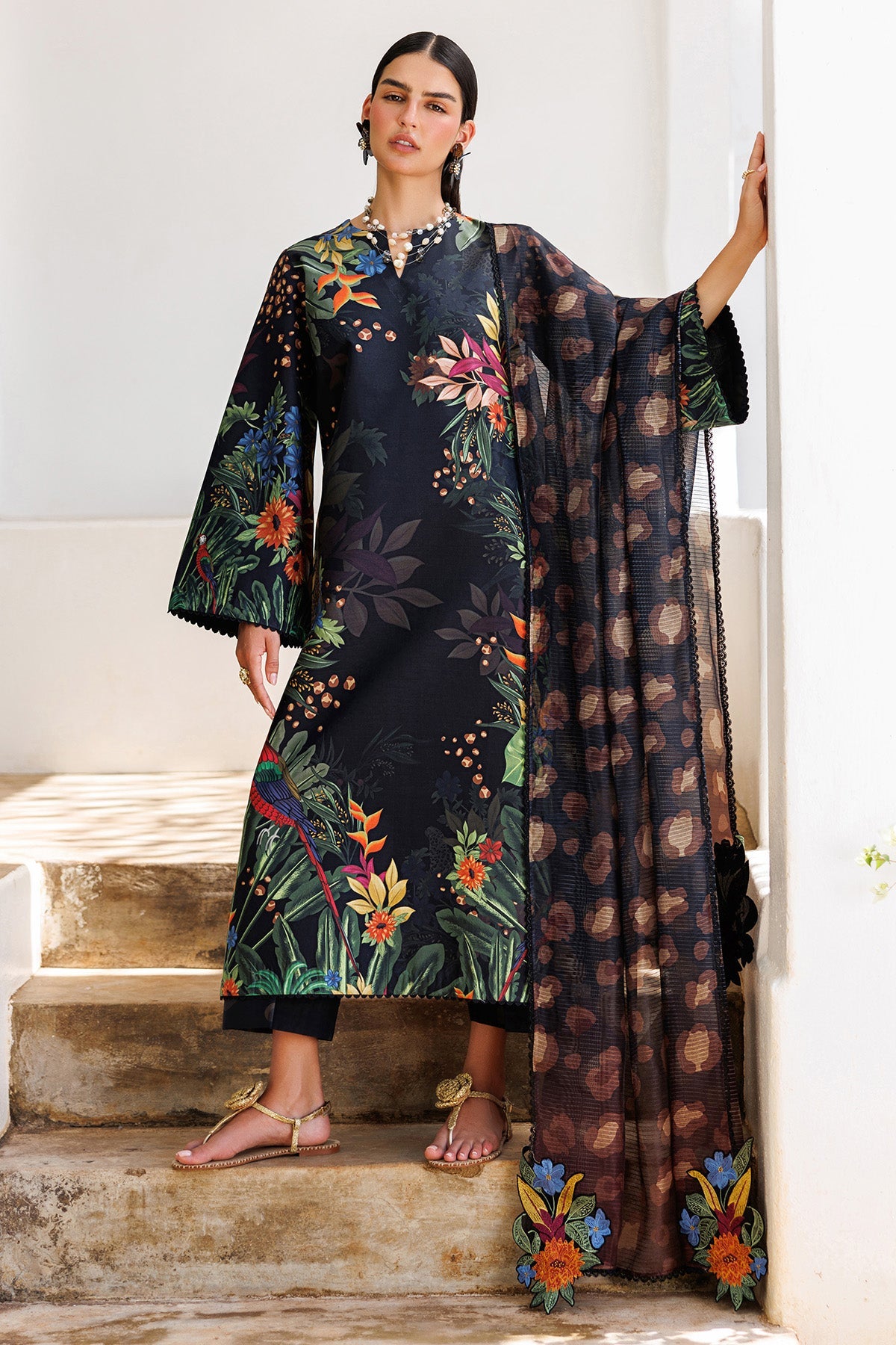EMBROIDERED LAWN RTW-9310