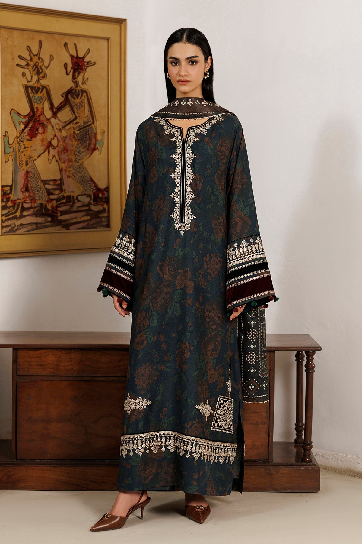 EMBROIDERED PREMIUM VISCOSE RTW-0266