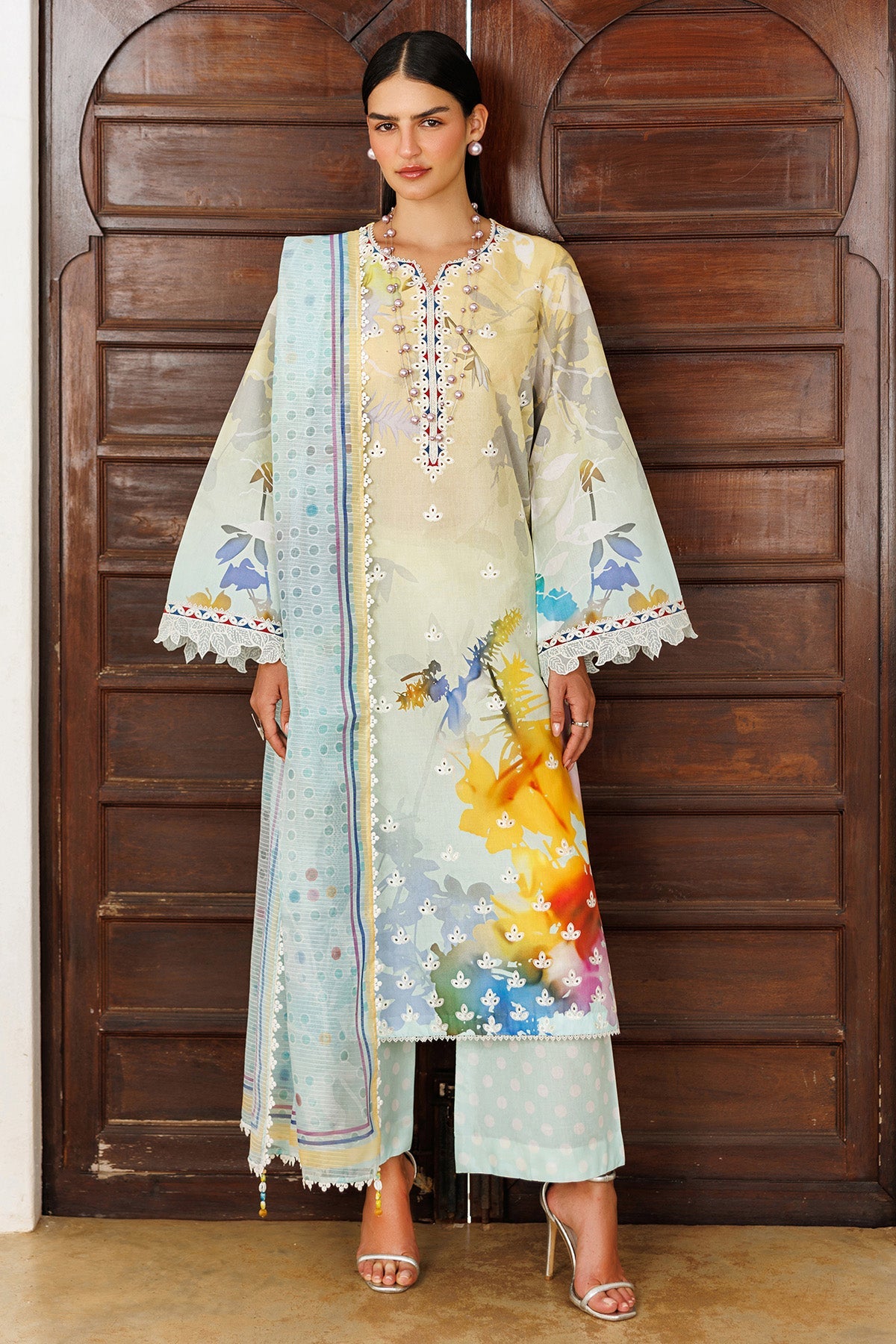 EMBROIDERED LAWN RTW-9292