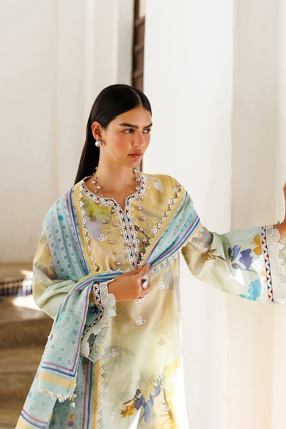 EMBROIDERED LAWN RTW-9292
