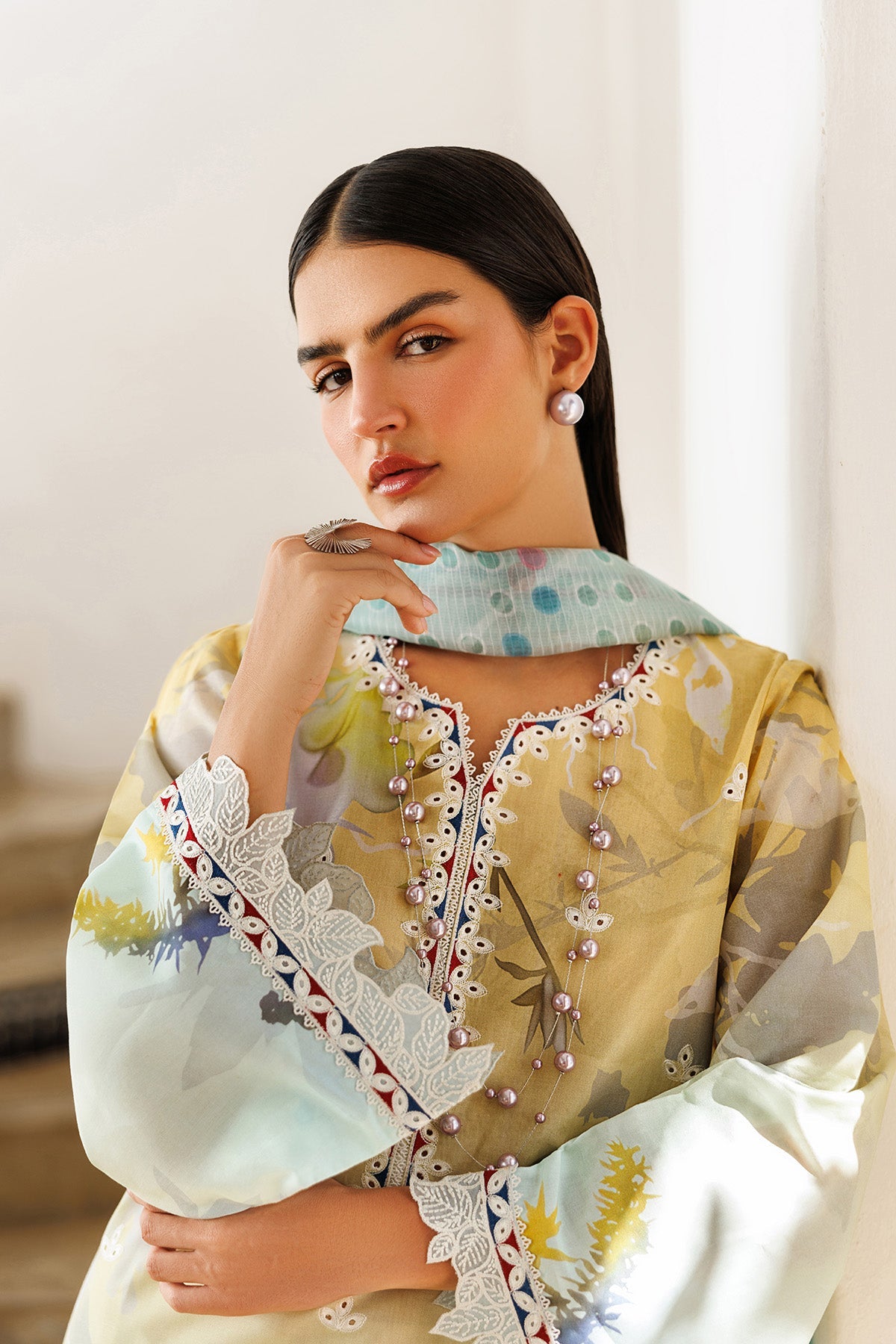 EMBROIDERED LAWN RTW-9292