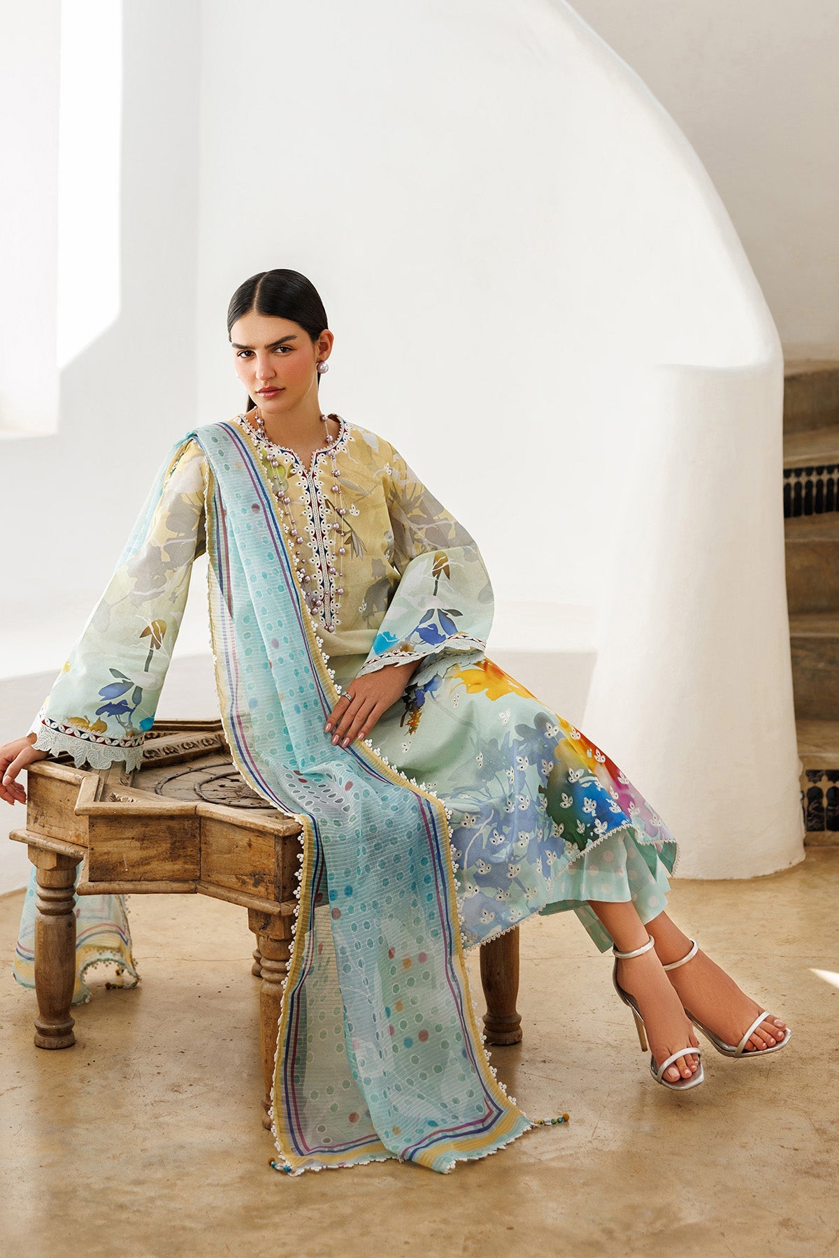 EMBROIDERED LAWN RTW-9292