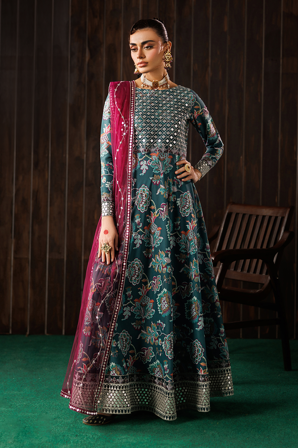 Embroidered Slik Lawn SL-26-15