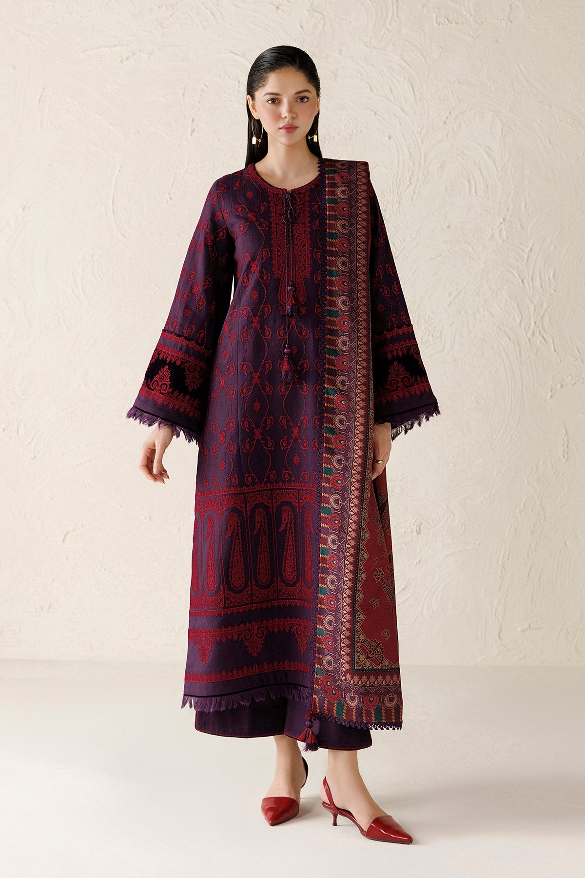 EMBROIDERED PREMIUM KHADDAR UW-0293