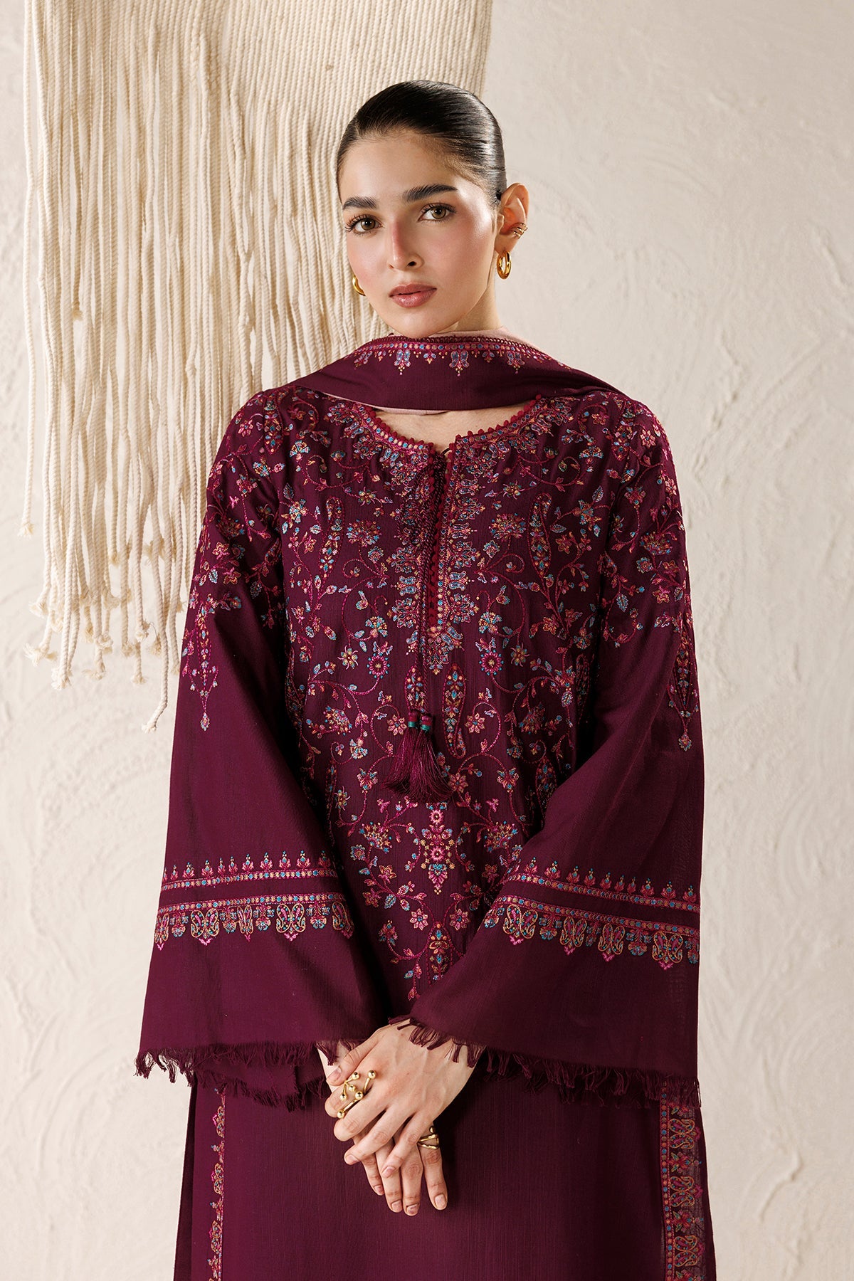 EMBROIDERED PREMIUM KHADDAR UW-0291