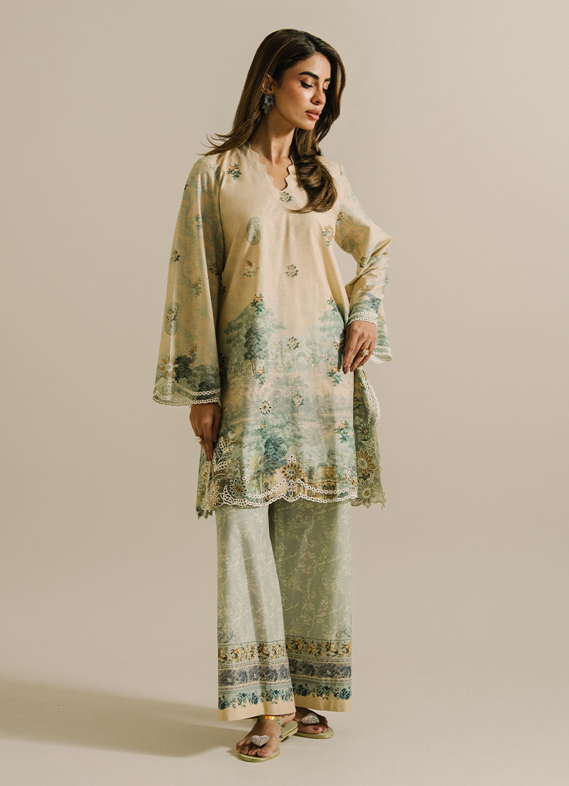 Printed Embroidered CO-ORD Set13639201106020