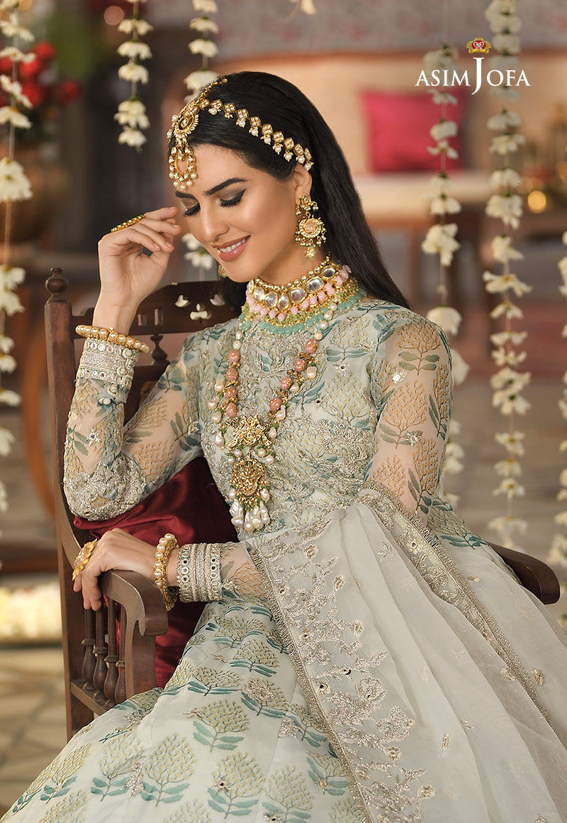 AJR-04 EMBROIDERED ORGANZA 3 PCS