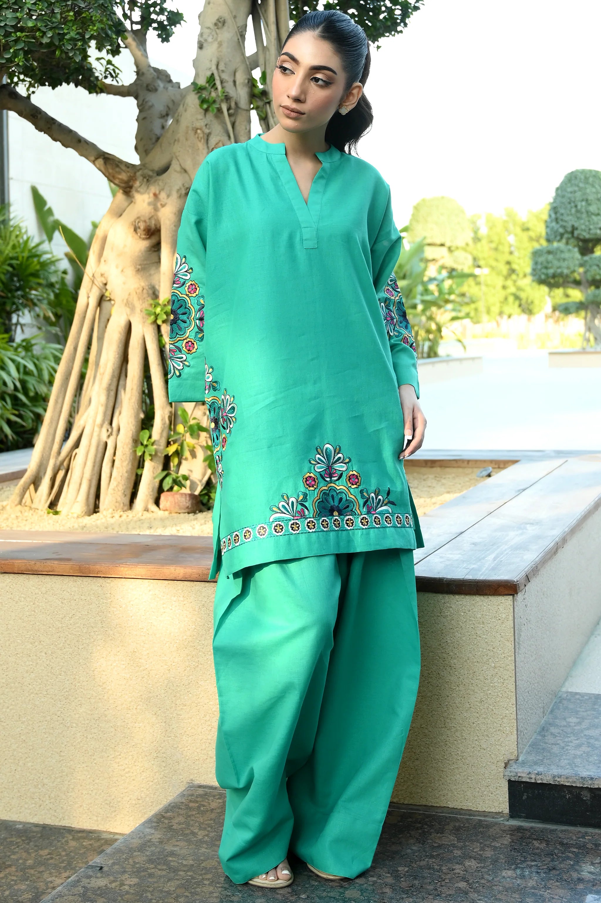 Flamingo Turquoise Set