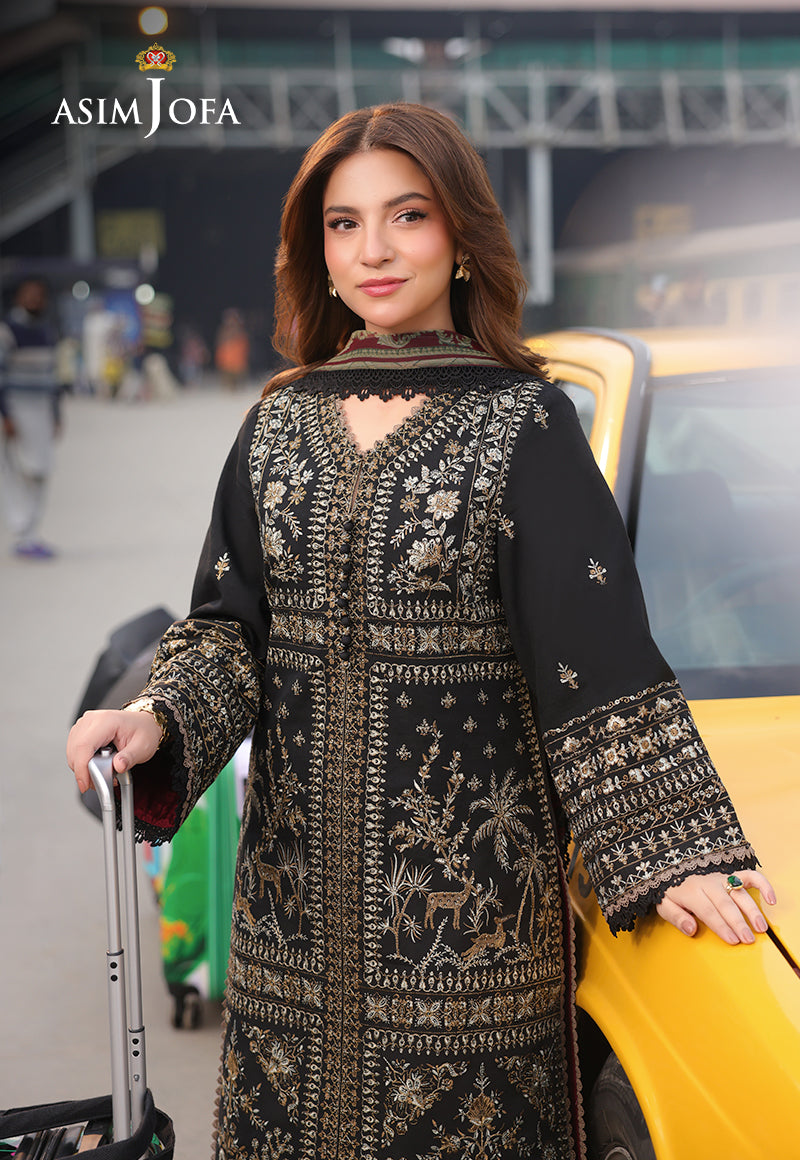 AJUBU-01 Embroidered Jacquard 3 Pcs