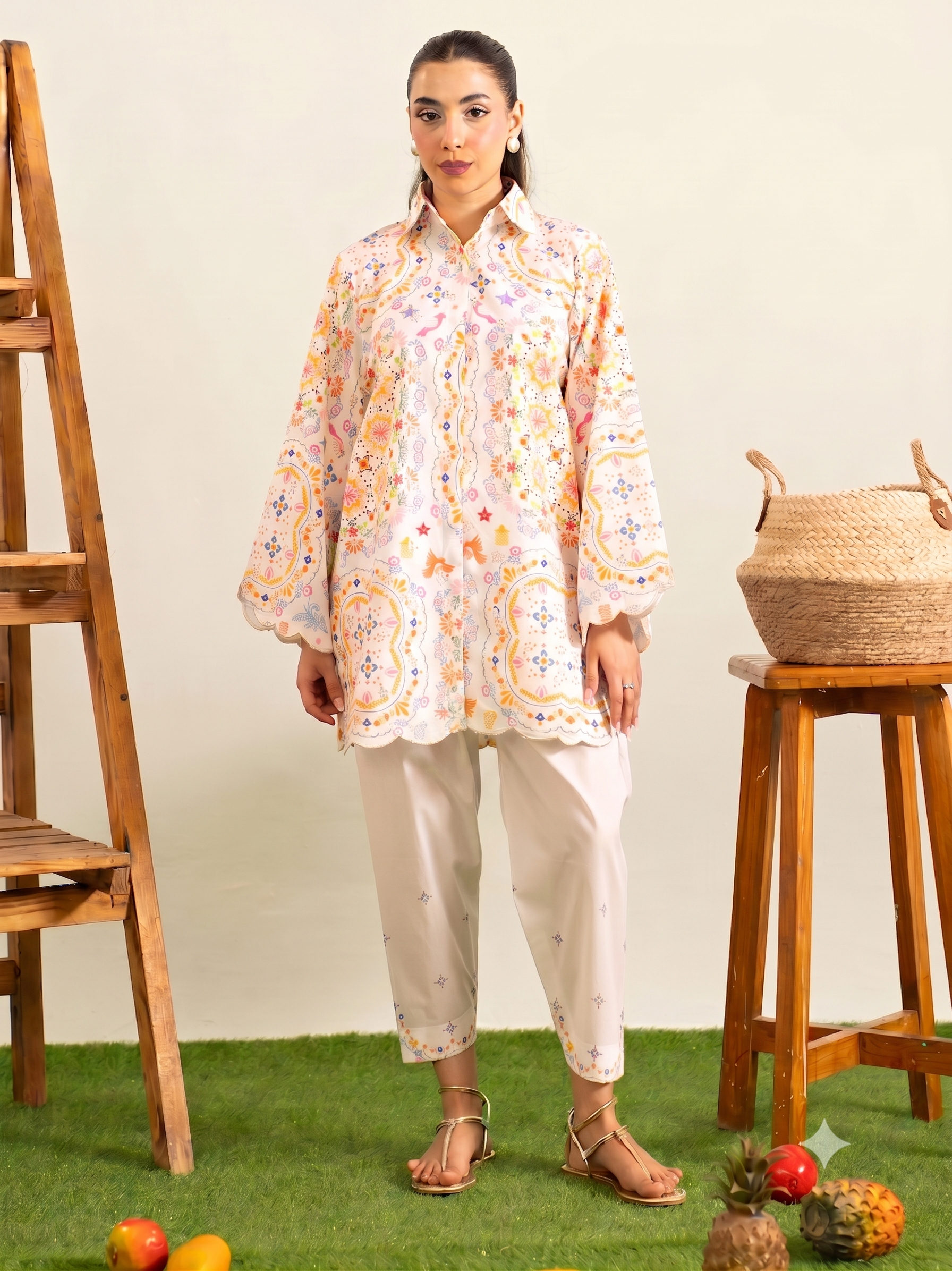 Orchard - 2Pc Printkari Suit