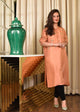 Peach Kurta