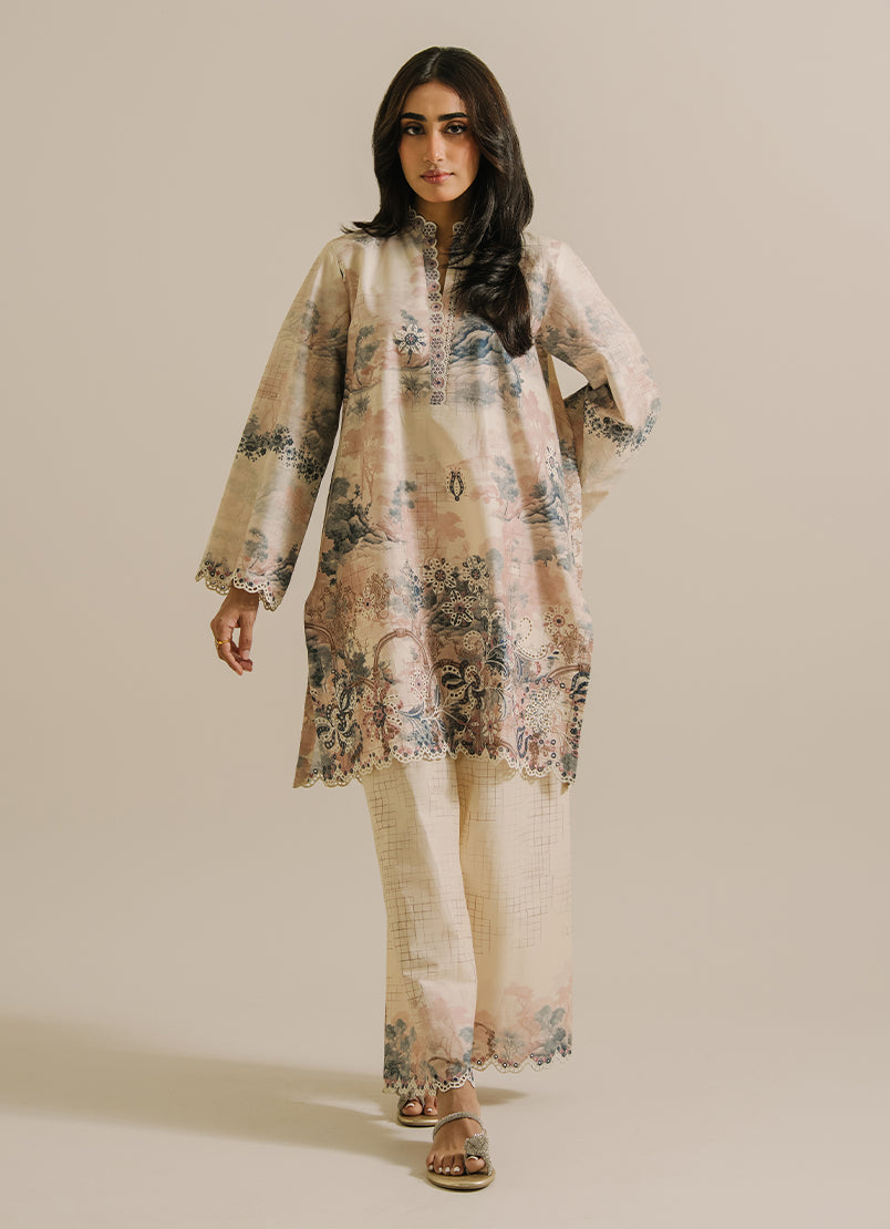 Printed Embroidered CO-ORD Set13514201106020