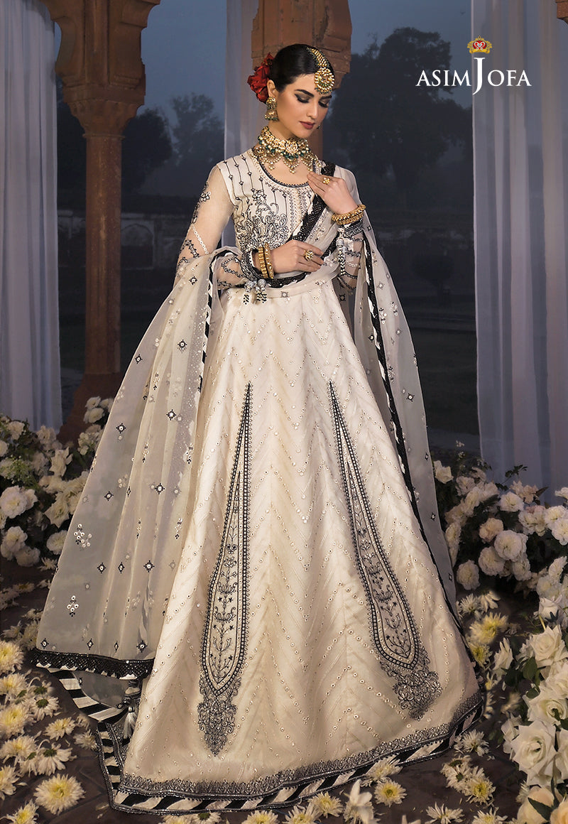 AJR-06 EMBROIDERED ORGANZA 3 PCS