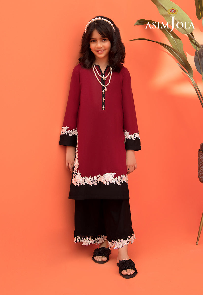 AJKC-04 EMBROIDERED CAMBRIC 2 PCS