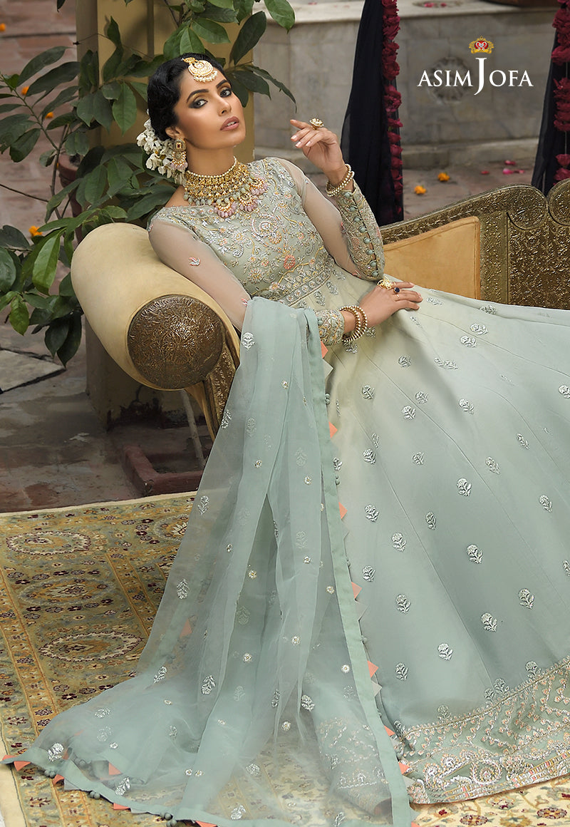 AJR-12 EMBROIDERED ORGANZA 3 PCS