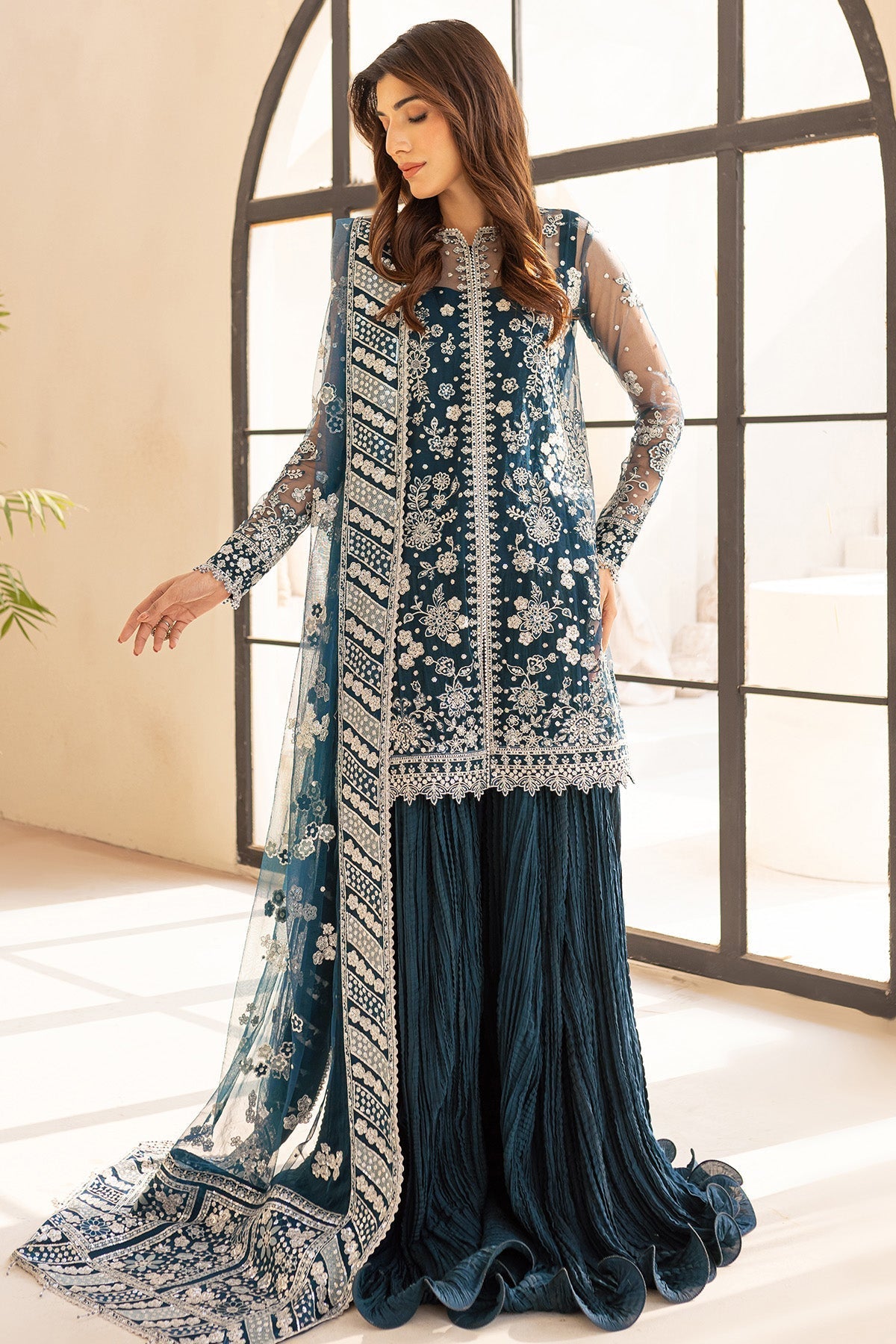 Farasha – Teal Drizzle Style
