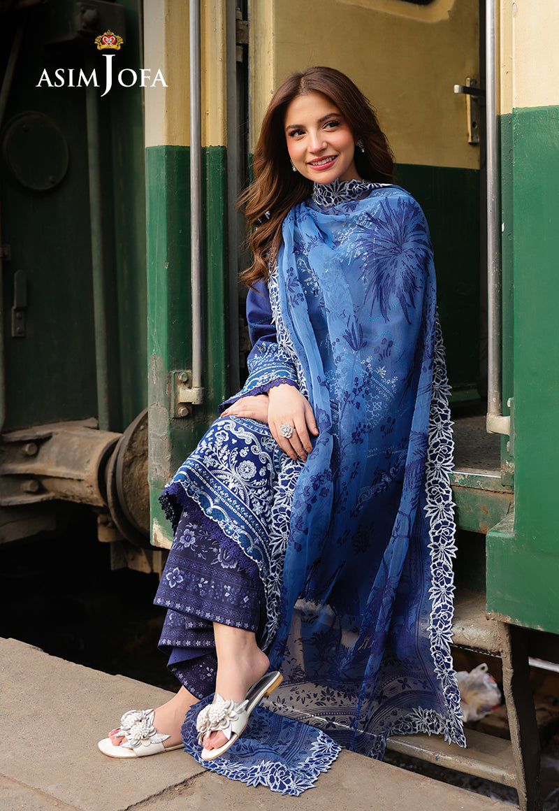 AJUBU-02 Embroidered Jacquard 3 Pcs