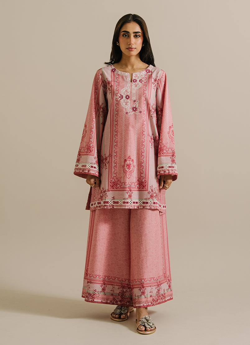 Printed Embroidered CO-ORD Set - 13728201421020
