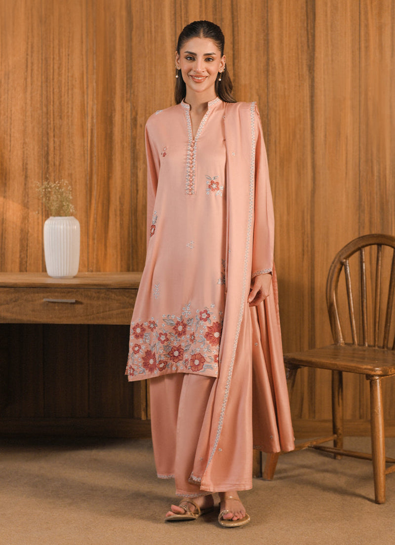 Embroidered 3 PC Suit