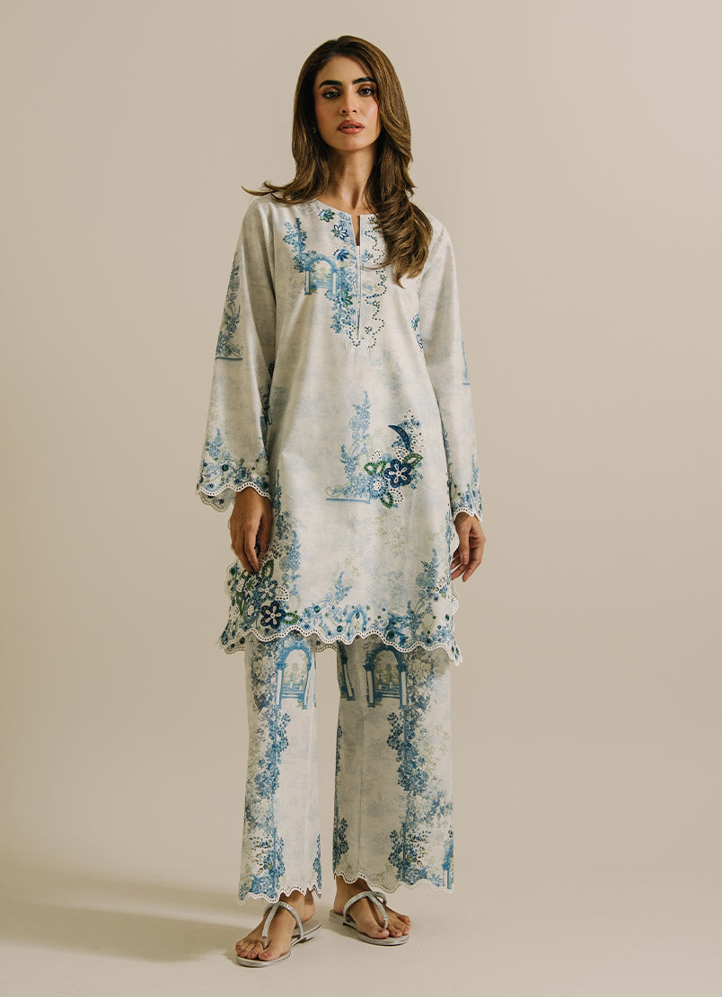 Printed Embroidered CO-ORD Set13496201304020