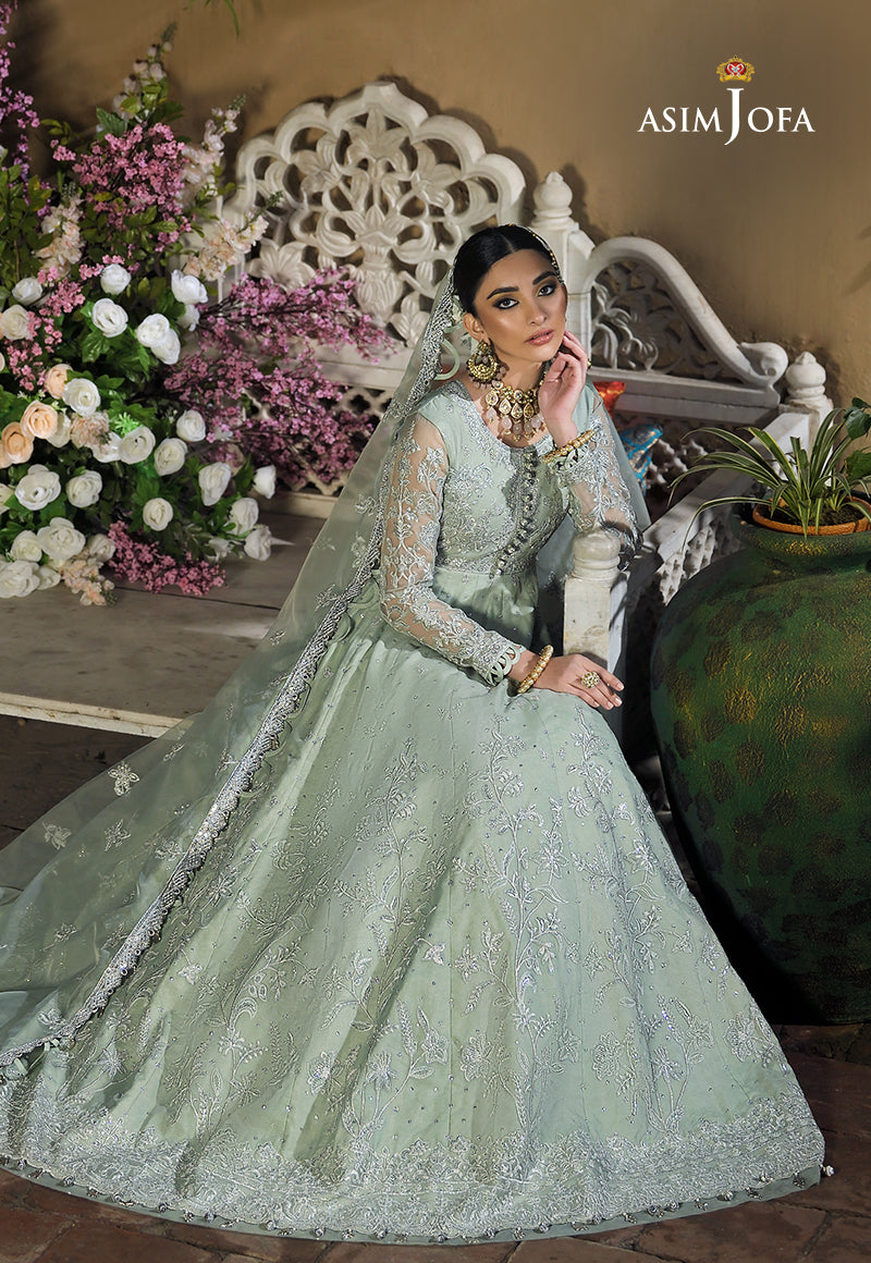 AJR-14 EMBROIDERED ORGANZA 3 PCS