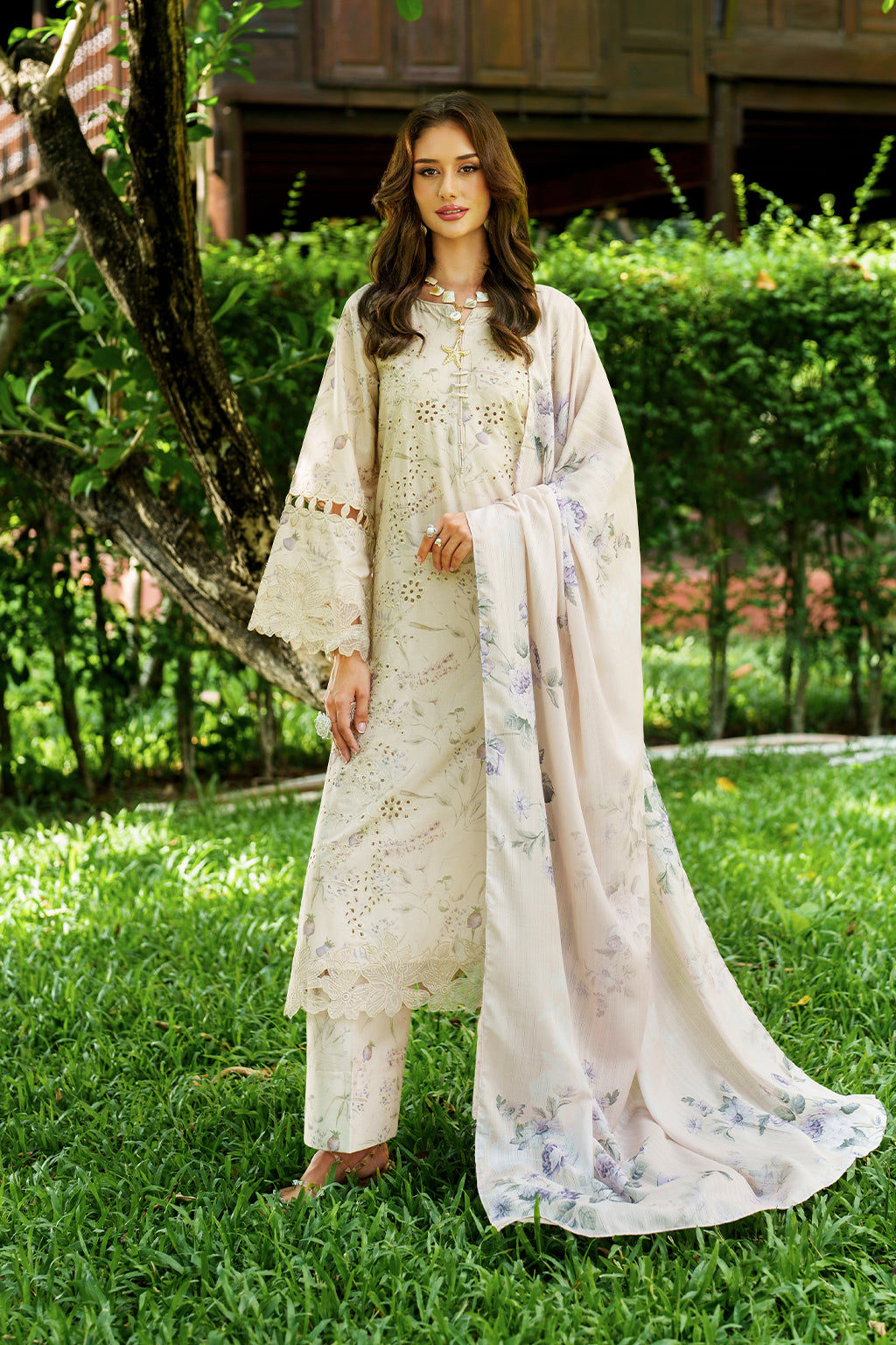 UE-507 Embroidered Lawn