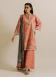 3 PC Printed Embroidered Suit