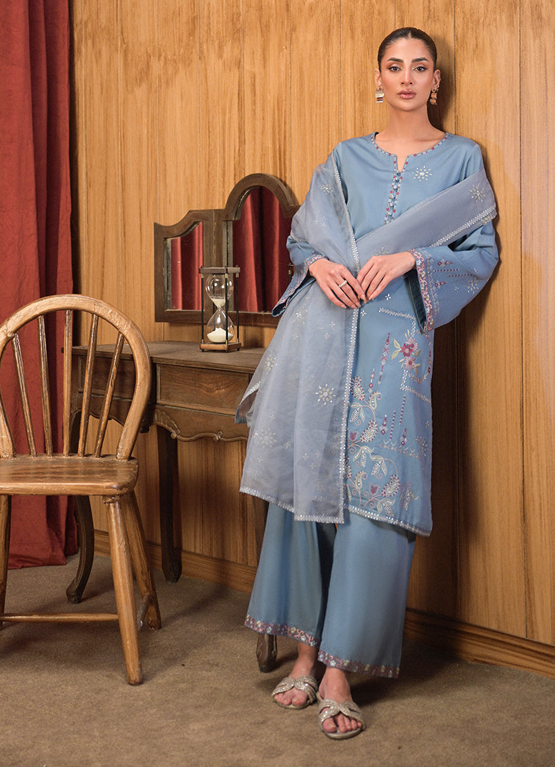 3 PC Embroidered Suit