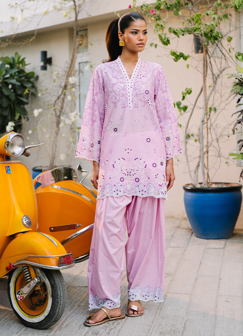 Printed Embroidered CO-ORD Set - 17103201421020