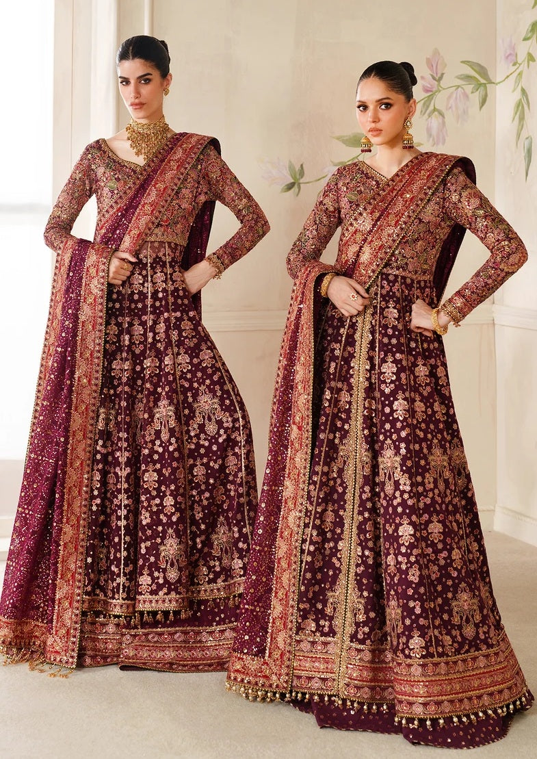 Baroque CH14-05 Luxury Chiffon Embroidered Unstitched 3Pc Suit PA-228