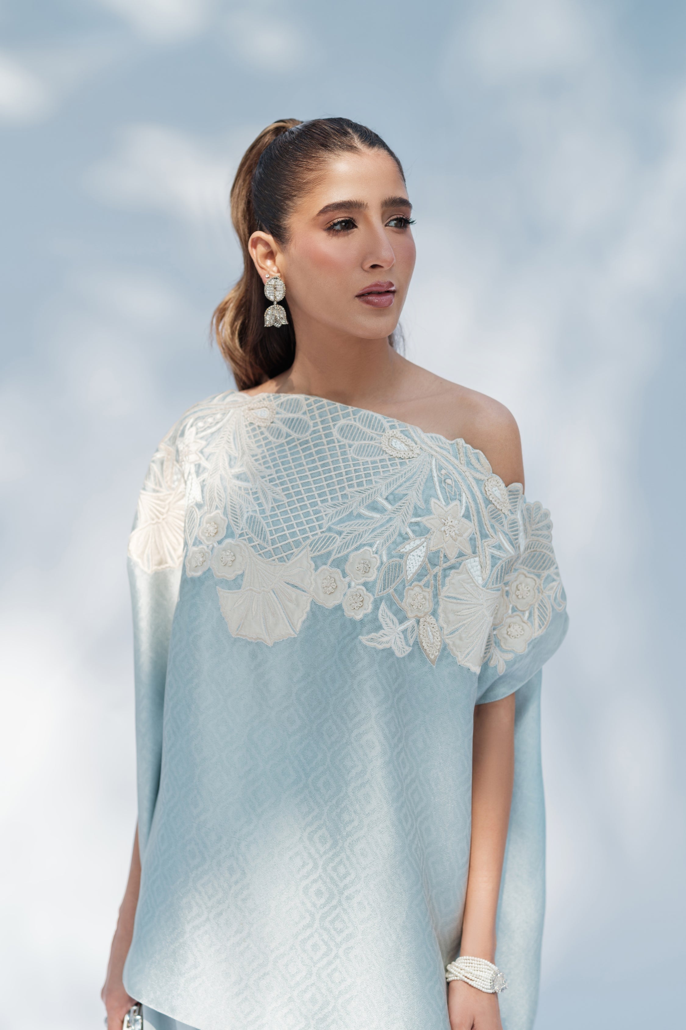 The Laleh Off Shoulder With Box Pants