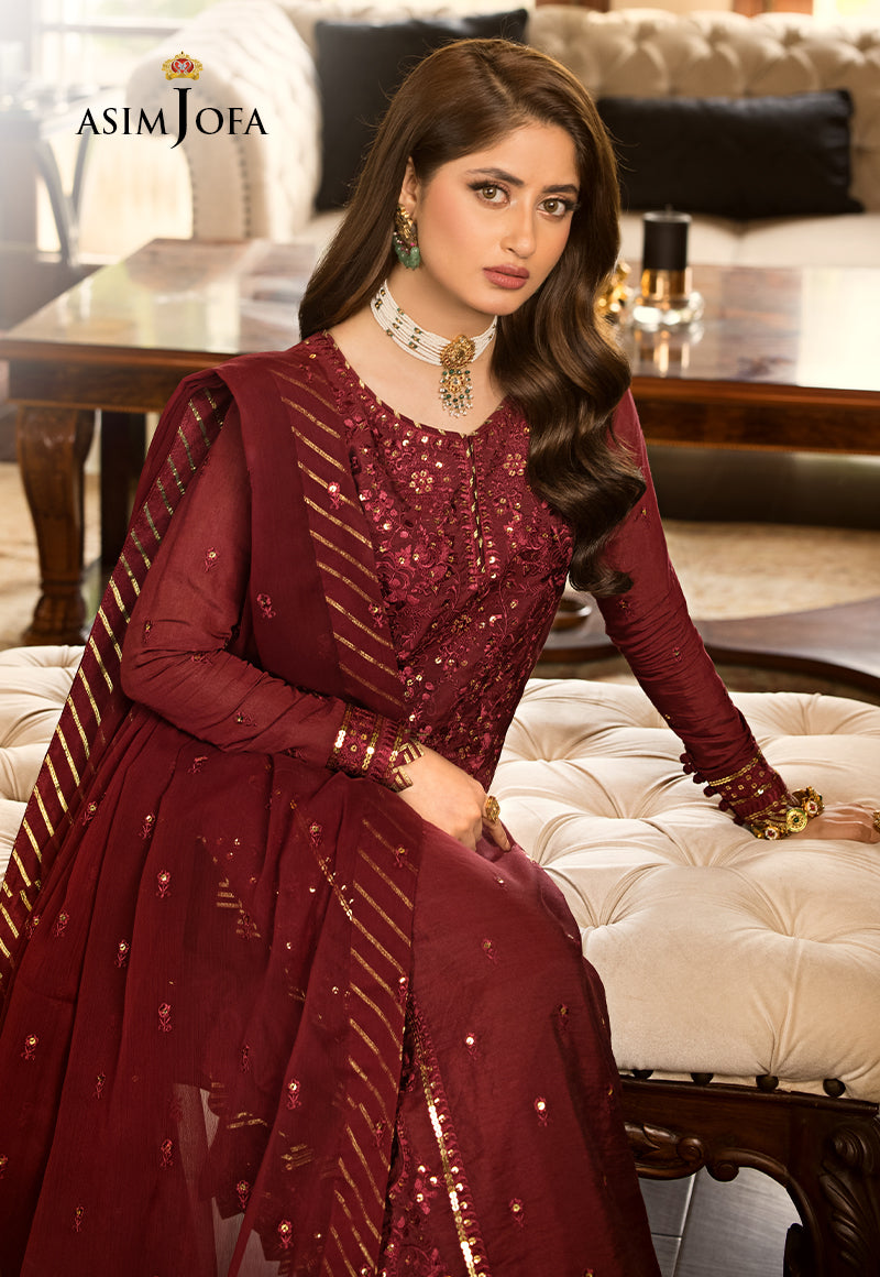 AJJMD-15 EMBROIDERED STITCHED 3 PCS