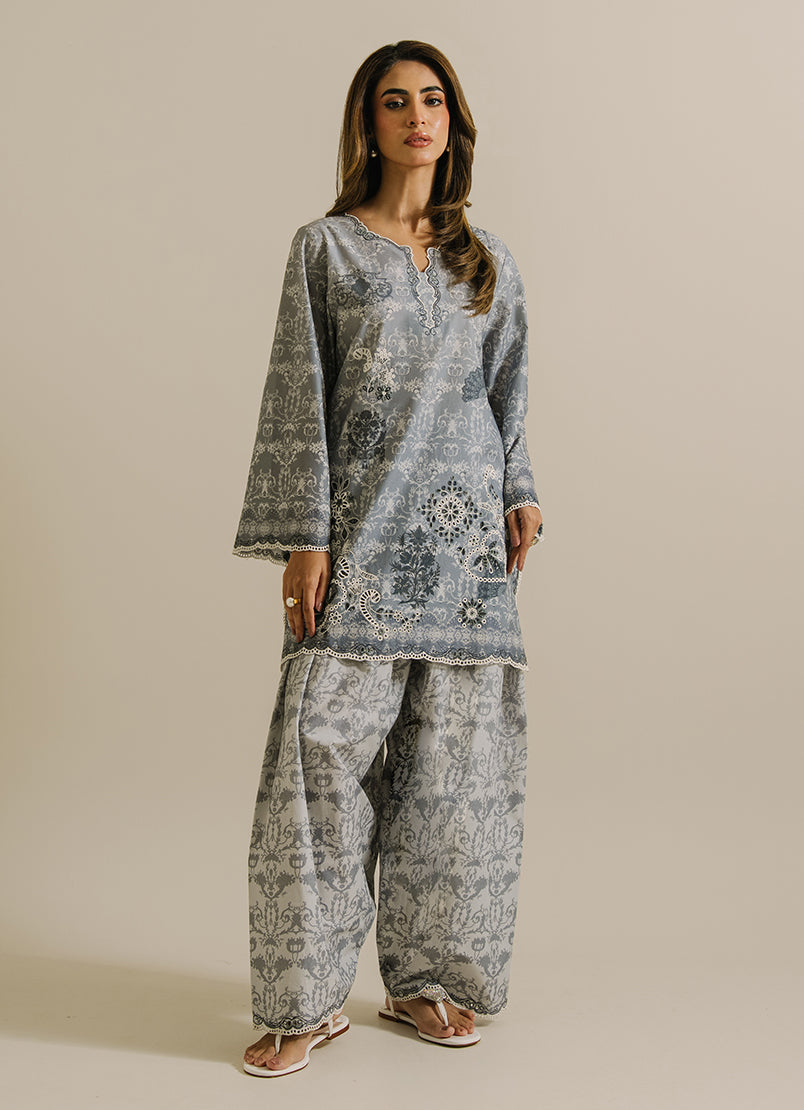 Printed Embroidered CO-ORD Set13607201204020