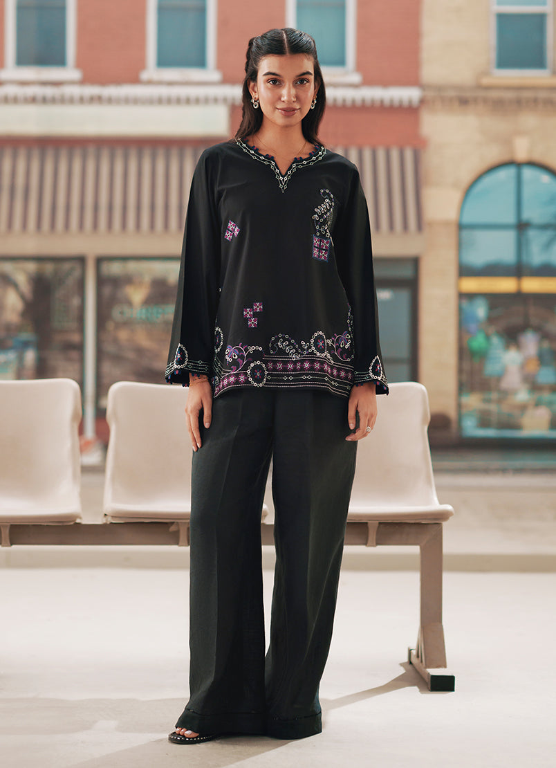 Embroidered Top