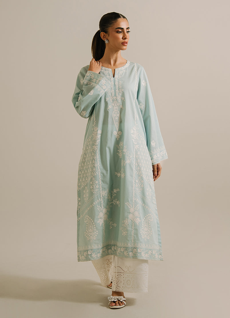 Embroidered Kurta - 14252401304020