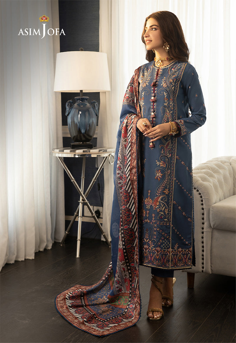 AJAI-21 EMBROIDERED CAMBRIC 3 PCS