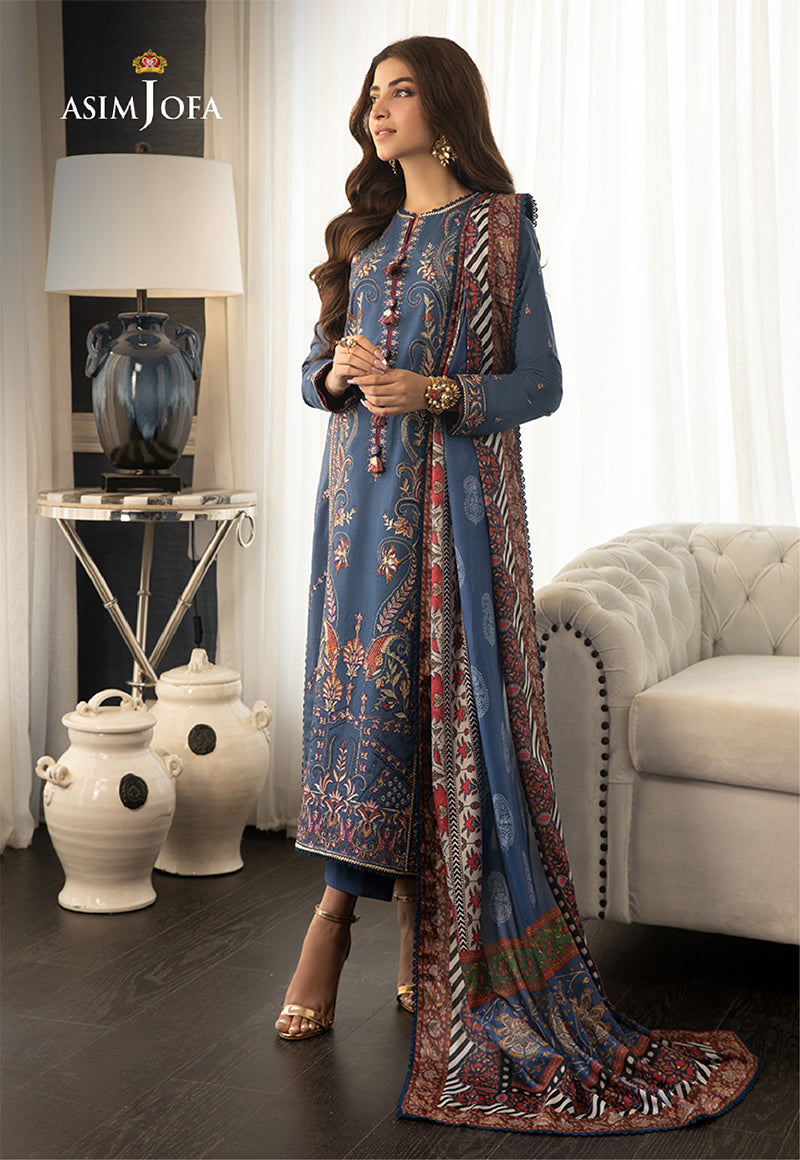 AJAI-21 EMBROIDERED CAMBRIC 3 PCS
