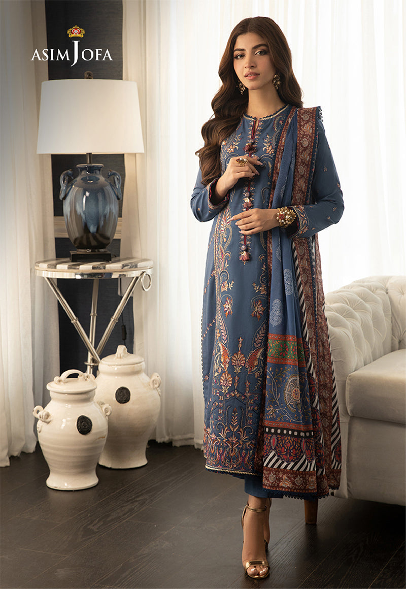 AJAI-21 EMBROIDERED CAMBRIC 3 PCS