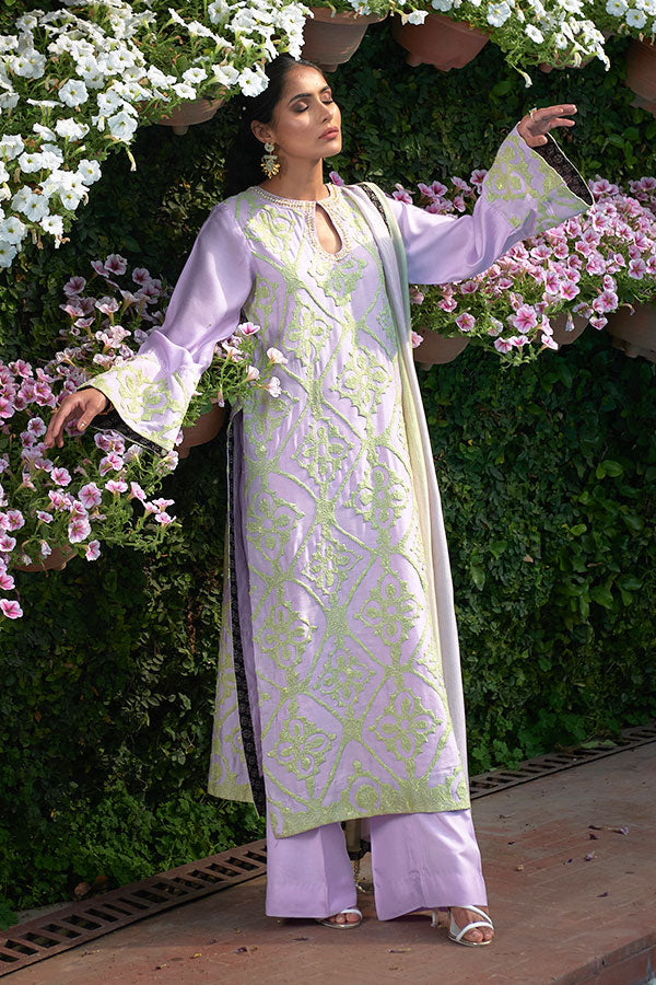 Zoe - Lavender and Green