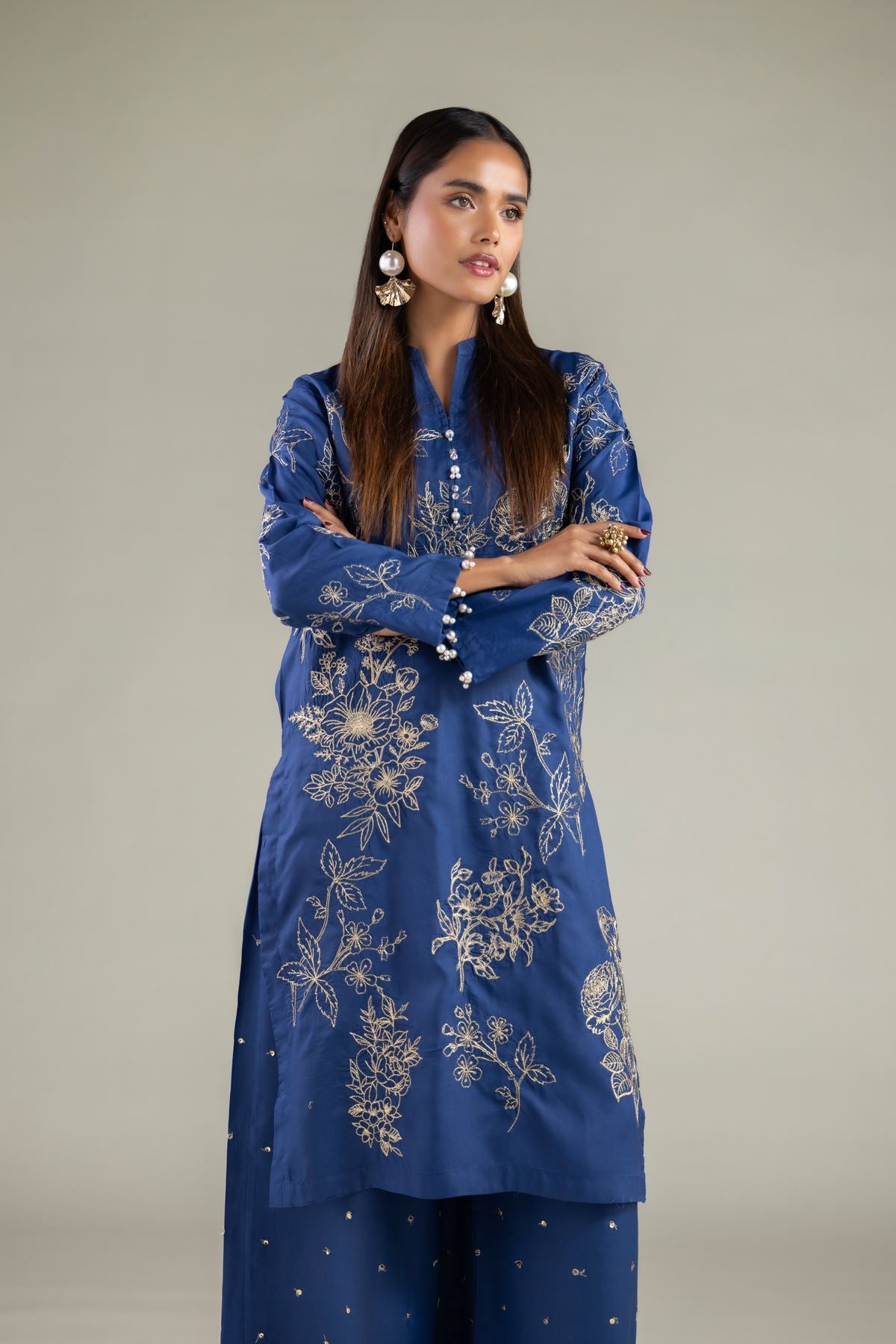 Floral Longline Kurta