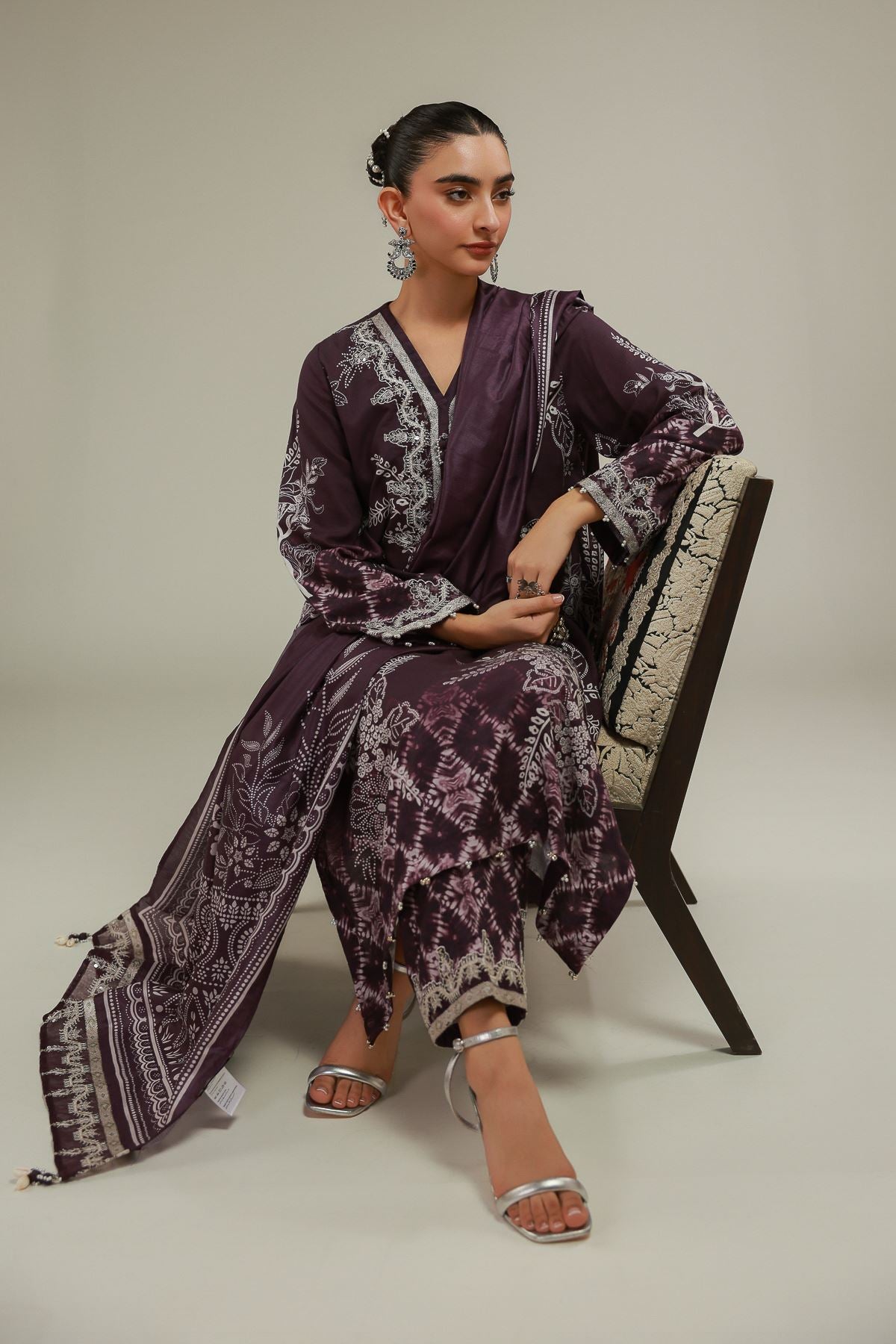 Floral Longline Kurta