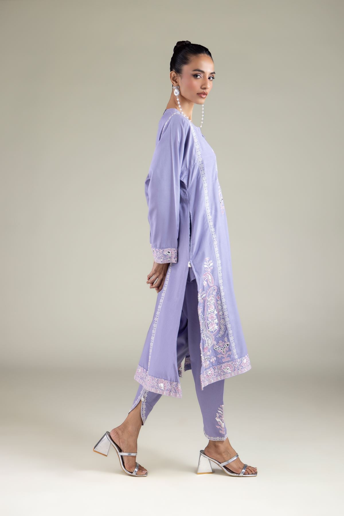Floral Embroidered Shalwar
