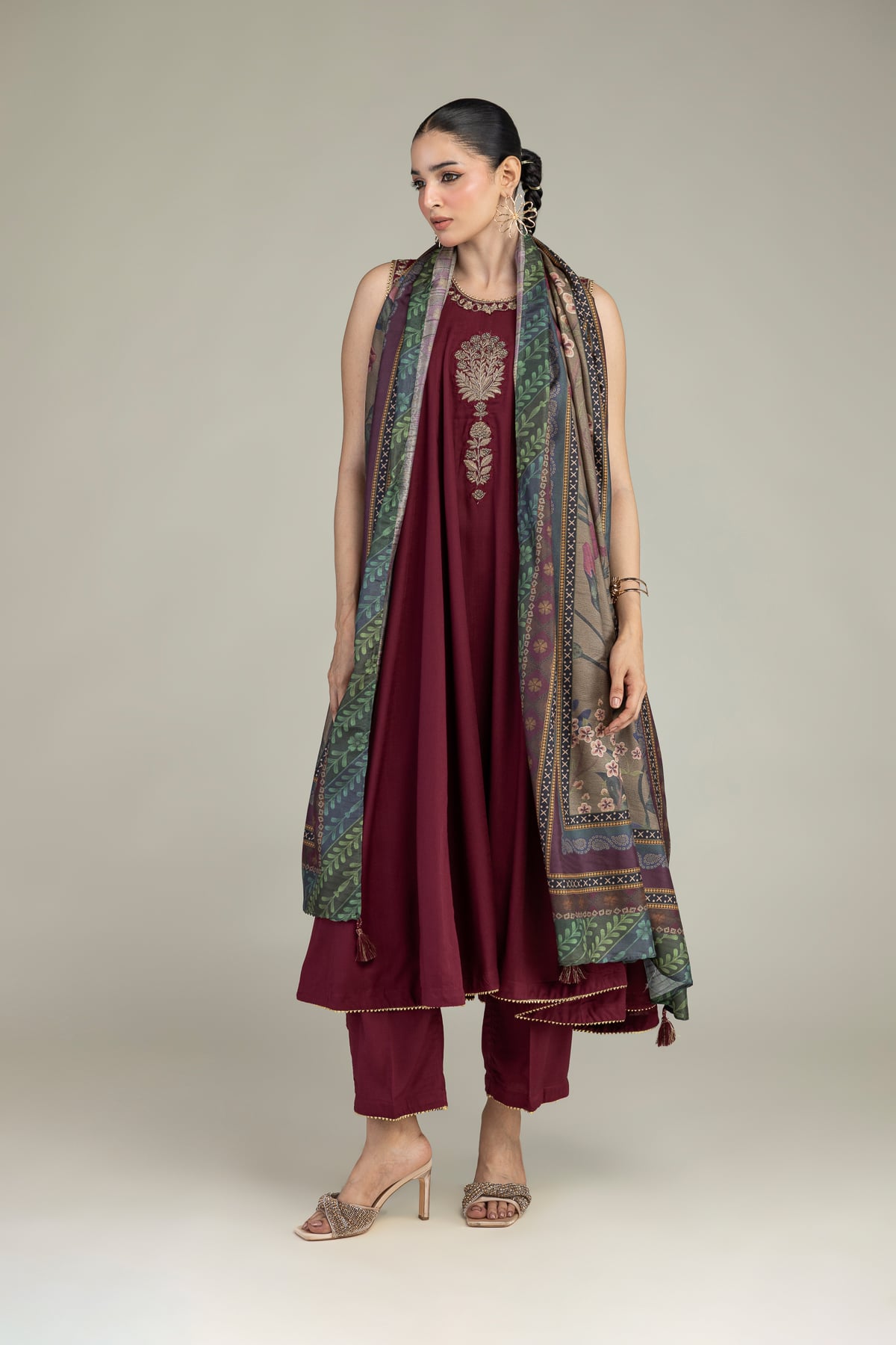Raw Silk Pants