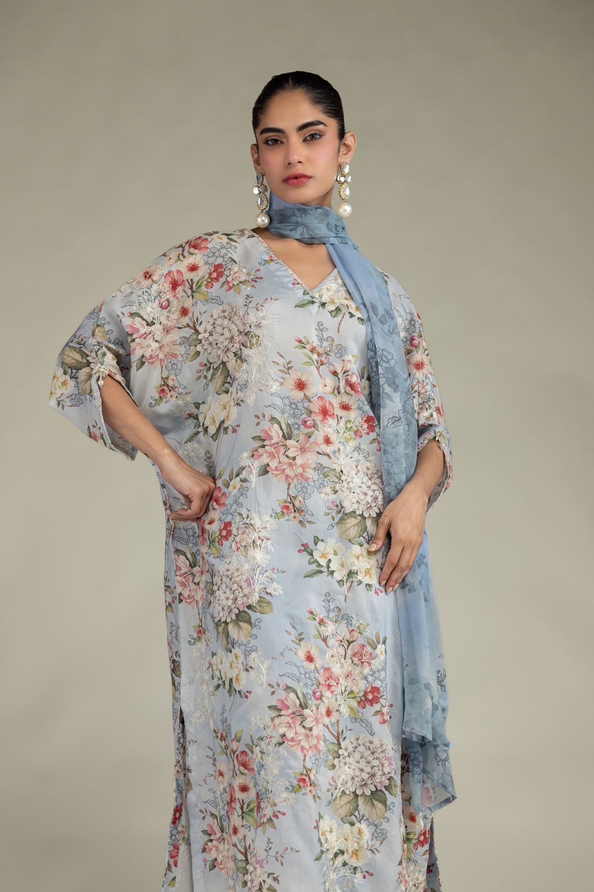 Long Embroidered Kurta